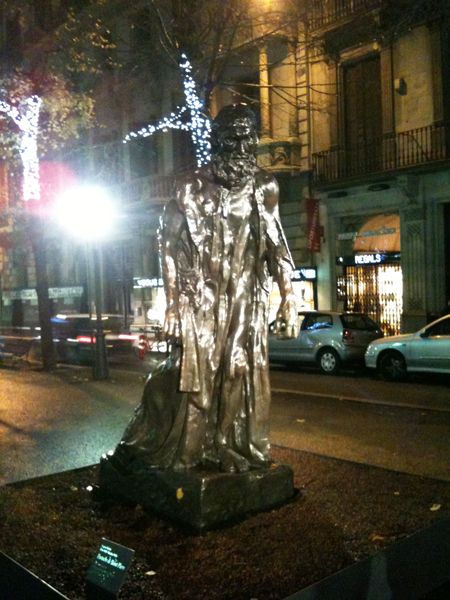 Exposition de Rodin rambla Catalunya