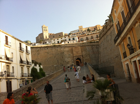 Ibiza vieille ville fortifiée