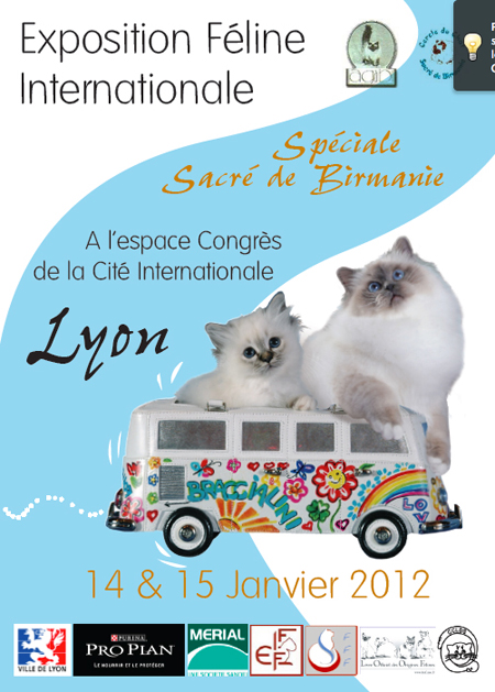 affiche expo feline Lyon