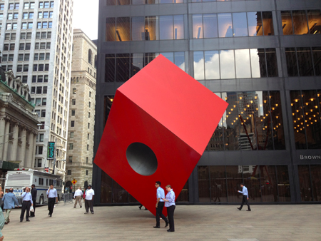 sculpture Wall Street