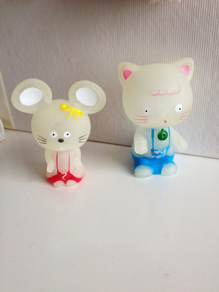 figurines chat et souris
