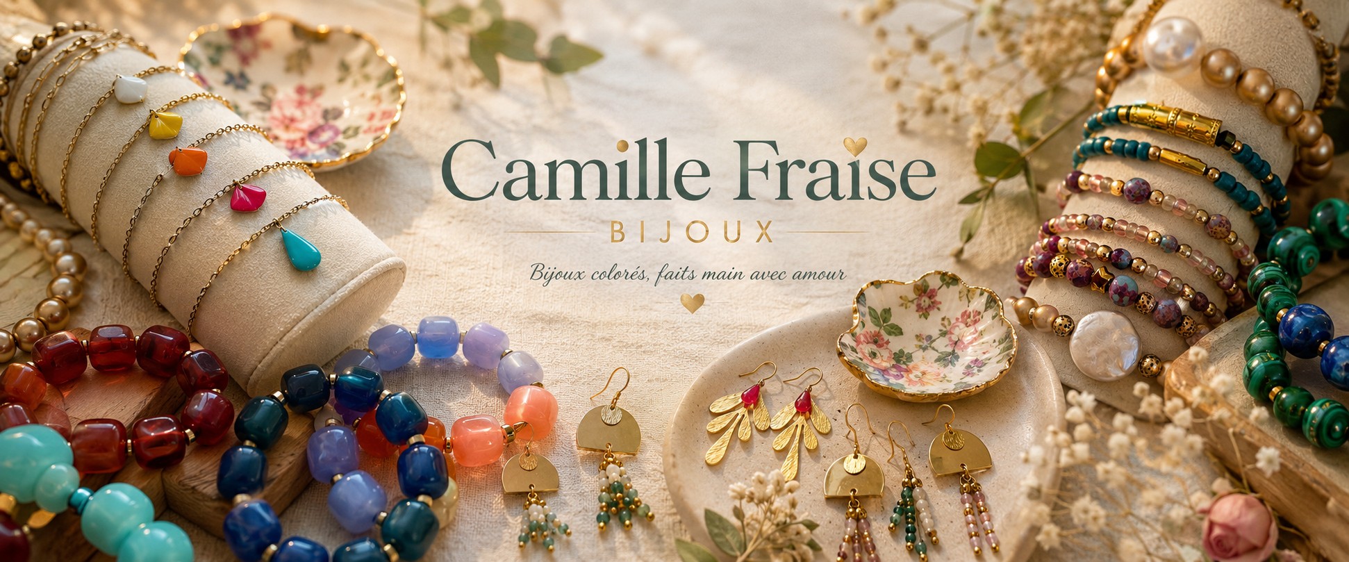 Créations Camille Fraise — bijoux colorés faits main